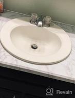 img 1 attached to Modern Commercial Bathroom Faucet With Two Handles, Oil Rubbed Bronze Finish, Lead-Free, Includes Drain Stopper And Water Hoses For Vanity Sink review by Jason Sergeantson