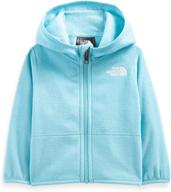 👶 the north face glacier full zip hoodie sweatshirt for toddlers logo