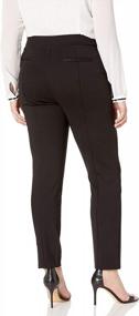 img 3 attached to 👖 Rafaella Plus-Size Ponte Slim Leg Pants with Comfort Fit