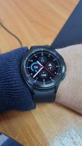 img 5 attached to SAMSUNG Galaxy Watch 3 - 45 мм Смарт-часы с расширенным мониторингом здоровья 🕰️ и отслеживанием фитнеса, GPS, Bluetooth и долговременным аккумулятором - Мистический черный (разблокированный LTE, версия для США)
