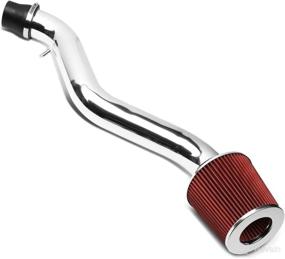 img 3 attached to 🚀 Enhance Performance with DNA Motoring ITK-0065-RD Red Air Intake+Filter System for 88-91 Honda Civic/CRX