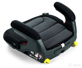 img 2 attached to Peg Perego Viaggio Shuttle Booster Car Seat - Made in Italy - Licorice Black - 40 to 120 lbs Capacity