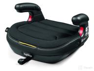 peg perego viaggio shuttle booster car seat - made in italy - licorice black - 40 to 120 lbs capacity logo