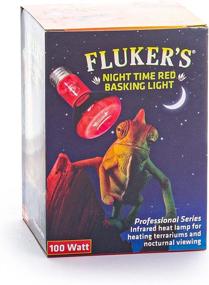 img 3 attached to Fluker's 100 Watt Red Basking Spotlight - Infrared Heat Lamp for Reptiles, Ideal for Night Time Heat