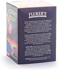 img 2 attached to Fluker's 100 Watt Red Basking Spotlight - Infrared Heat Lamp for Reptiles, Ideal for Night Time Heat