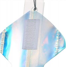 img 2 attached to Shimmer In Style With Iridescent Hanging Decorations: Foil Folding Fans For Bridal Showers, Weddings, Birthdays, And Frozen Themed Parties