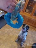 img 1 attached to Large Breed Chew Toys For Aggressive Dogs: Indestructible And Interactive Rubber And Nylon Double-Ring Teething Toys For Medium To Large Dogs, Non-Toxic And Durable review by Chris Meckler