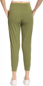 img 3 attached to Women'S High Waist Joggers With Pockets - Perfect For Running, Workout & Lounging!