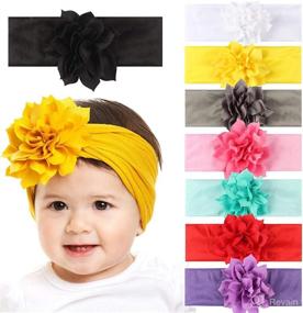 img 4 attached to JUMJEE Headbands Handmade Hairband Accessories Baby Care