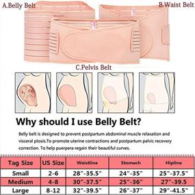 img 3 attached to Get Your Pre-Pregnancy Body Back With SAYFUT Postpartum Girdle 3-In-1 Belt