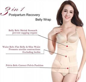img 2 attached to Get Your Pre-Pregnancy Body Back With SAYFUT Postpartum Girdle 3-In-1 Belt