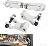 🏍️ nicecnc silver atv front rear lowering kit for yamaha raptor 660 660r yfm660r, raptor 700 700r yfm700, raptor350 logo