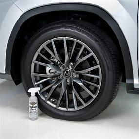 img 1 attached to 🔧 16.9oz Natural Satin/Matte Finish Tire Dressing and Protectant – No Tire Shine, Residue-Free, Aircraft Grade Rubber Tire Care Conditioner, Enhanced Performance compared to Automotive Products