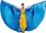 munafie belly dance isis wings with sticks for adult belly dance costume angel wings for halloween carnival performance логотип