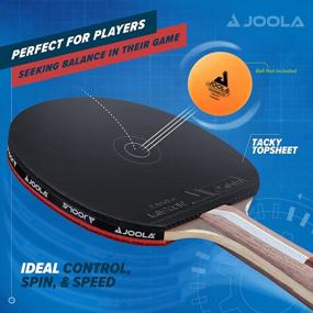 img 1 attached to JOOLA Infinity Balance - Advanced Performance Ping Pong Paddle - Competition Ready - Table Tennis Racket For High-Level Training - Designed To Optimize Spin And Control