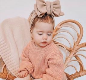 img 3 attached to Headbands Waffle Hairband Newborn Toddlers