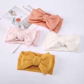 img 1 attached to Headbands Waffle Hairband Newborn Toddlers