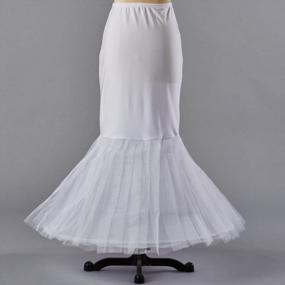 img 1 attached to SISJULY Bridal Petticoat Slip For Mermaid Wedding Dress - Women'S Underskirt For Trumpet Silhouette