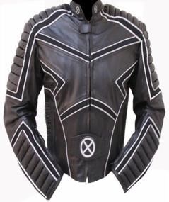 img 1 attached to High-Performance Motorcycle Leather Jacket With Armor And Reflectors – Size 40