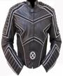 high-performance motorcycle leather jacket with armor and reflectors – size 40 logo