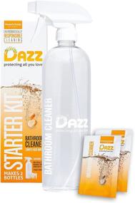 img 4 attached to 🚿 DAZZ Bathroom Cleaner Starter Kit - All Natural, Eco-Friendly, Non-Toxic Cleaning for Tile, Tub, Shower, Countertop & Bathroom Surfaces - Safe for Kids & Pets