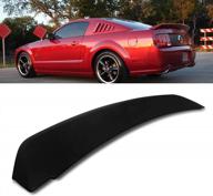 modifystreet for 05-09 mustang gt500 style flush mount rear trunk spoiler wing logo