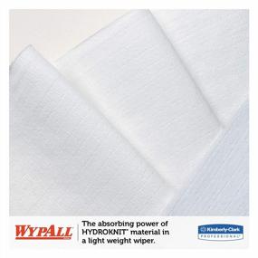 img 3 attached to WypAll X60 Cloths BRAG Box - High-Quality White Cleaning Cloths In A Box Of 180