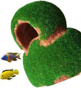 img 2 attached to 🐠 Enhance Your Betta Fish's Home with Hamiledyi Small Fish Hideout: Natural Resin Decorations for a Cozy Habitat