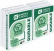 go green with samsill's earth's choice biobased presentation binders - half inch, round ring, customizable, white (pack of 6) logo