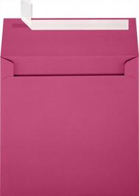 img 4 attached to LUX Magenta 5 1/4 X 5 1/4 Invitation Envelopes With Peel & Press Seal, 50 Pack, Printable For Cards And Invitations (5 1/2 X 5 1/2)