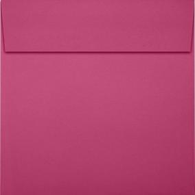 img 3 attached to LUX Magenta 5 1/4 X 5 1/4 Invitation Envelopes With Peel & Press Seal, 50 Pack, Printable For Cards And Invitations (5 1/2 X 5 1/2)