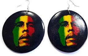 img 2 attached to Teris Boutique Reggae Jamaican Earrings