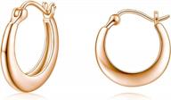 hypoallergenic small hoop earrings in 925 sterling silver: sensitive ear-friendly jewelry logo