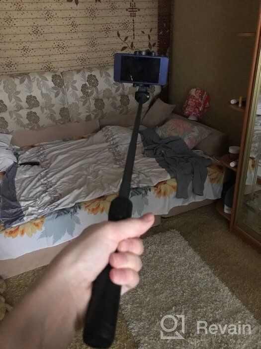 img 1 attached to Xiaomi Mi Bluetooth Selfie Stick Tripod Black review by Adam Edison ᠌