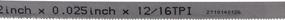 img 3 attached to Imachinist S4478121216 44-7/8" Long, 1/2" Wide, 0.025" Thick Portable Bi-Metal Bandsaw Blades, 3 Pack (12/16TPI)