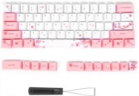 img 4 attached to Dilwe1 73PCs Sublimation Keycaps, Five-Faced Dyed Anime Style Keycaps, Professional Mechanical Keyboard Accessory Universal For Mechanical Keyboard (Cherry)