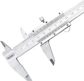 img 4 attached to NORTOOLS 6-Inch Professional Stainless Steel Vernier Caliper For Accurate Inside, Outside, Depth And Step Measurements - QC Inspected To Perfection