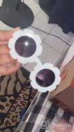img 1 attached to Cute Flower Round Sunglasses For Kids - ADEWU UV 400 Protection Girls & Boys Gifts review by Raymond Vogel