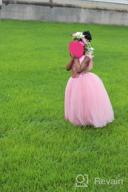 img 1 attached to Elegant Sequin Tutu Flower Girl Dress with One-Shoulder Design for Weddings and Pageants review by George Marquez