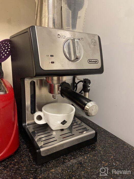 img 1 attached to 🏭 De'Longhi ECP3420 Bar Pump Espresso & Cappuccino Machine, 15-inch, Black review by Alvin Sia ᠌