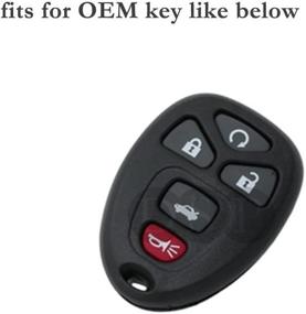 img 1 attached to 🔑 SEGADEN Pink Silicone Cover Protector Case Holder Skin Jacket for Chevrolet Buick GMC Cadillac Pontiac Saturn 5 Button CV4606 Remote Key Fob