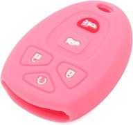 🔑 segaden pink silicone cover protector case holder skin jacket for chevrolet buick gmc cadillac pontiac saturn 5 button cv4606 remote key fob логотип