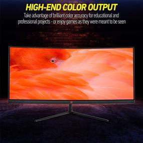 img 2 attached to 🖥️ Deco Gear Professional Monitor 2560X1080 30": The Ultimate Choice for Vivid Visuals with 200Hz Refresh Rate, Flicker-Free Technology, and VIEW330B