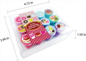 img 2 attached to TINYMILLS 12 Pcs Donuts Stamp Kit For Kids