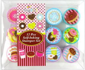 img 3 attached to TINYMILLS 12 Pcs Donuts Stamp Kit For Kids