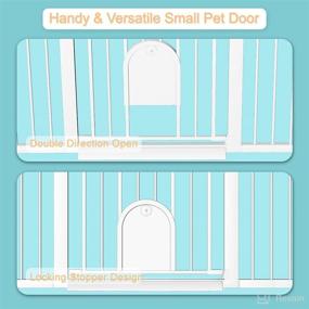 img 3 attached to Narrow Baby Gate Cat Door Safety