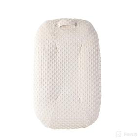 img 3 attached to 🛋️ Premium Minky Removable Slipcover for Newborn Lounger – Soft & Safe – Beige, Fits 29 x 17 x 4 Inches Infant Padded Lounger