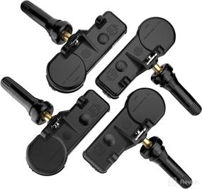 img 4 attached to 🔧 Efficient Romondes TPMS Tire Pressure Monitor System - 4 Sensor Set for 500+ American Brand Models, Preprogrammed 315MHz Replacement (13581558 13586335), No Programming Tool Required