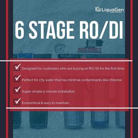 img 3 attached to 🐠 LiquaGen - 6 Stage Heavy Duty - Zero TDS/PPM RO/DI Aquarium Reef Water Filter System, 150 GPD, Ultimate Purification Machine w/Dual Deionization Canisters