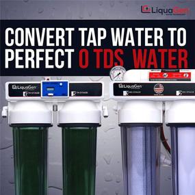 img 2 attached to 🐠 LiquaGen - 6 Stage Heavy Duty - Zero TDS/PPM RO/DI Aquarium Reef Water Filter System, 150 GPD, Ultimate Purification Machine w/Dual Deionization Canisters